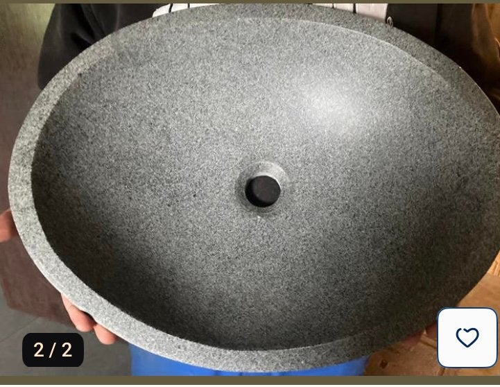 Vasque en granit neuve, Ophalen, Zo goed als nieuw