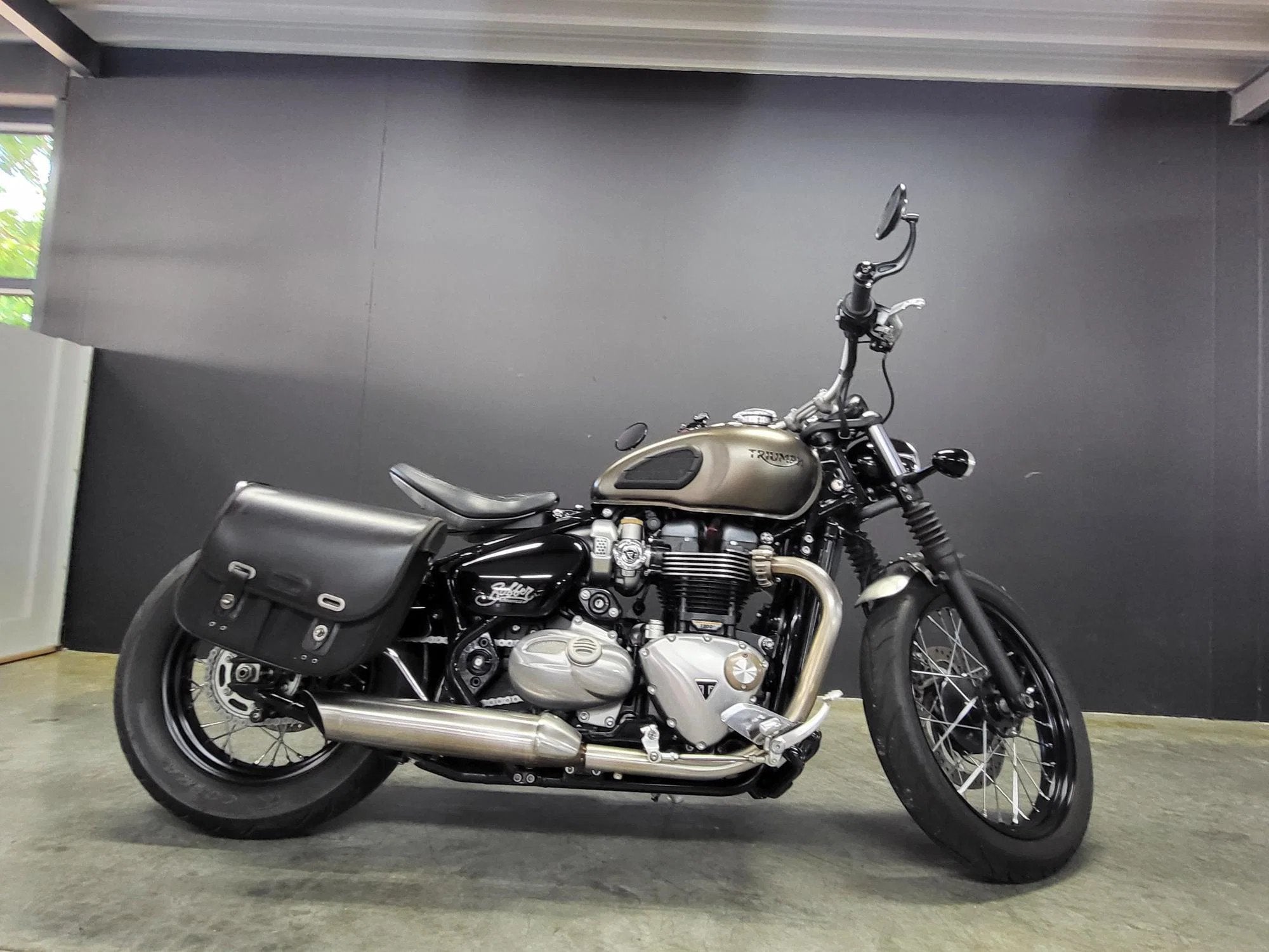 Triumph Boneville Bobber prachtige oldschool cruiser, Meer dan 35 kW, Overig, 1200 cc, Gebruikt