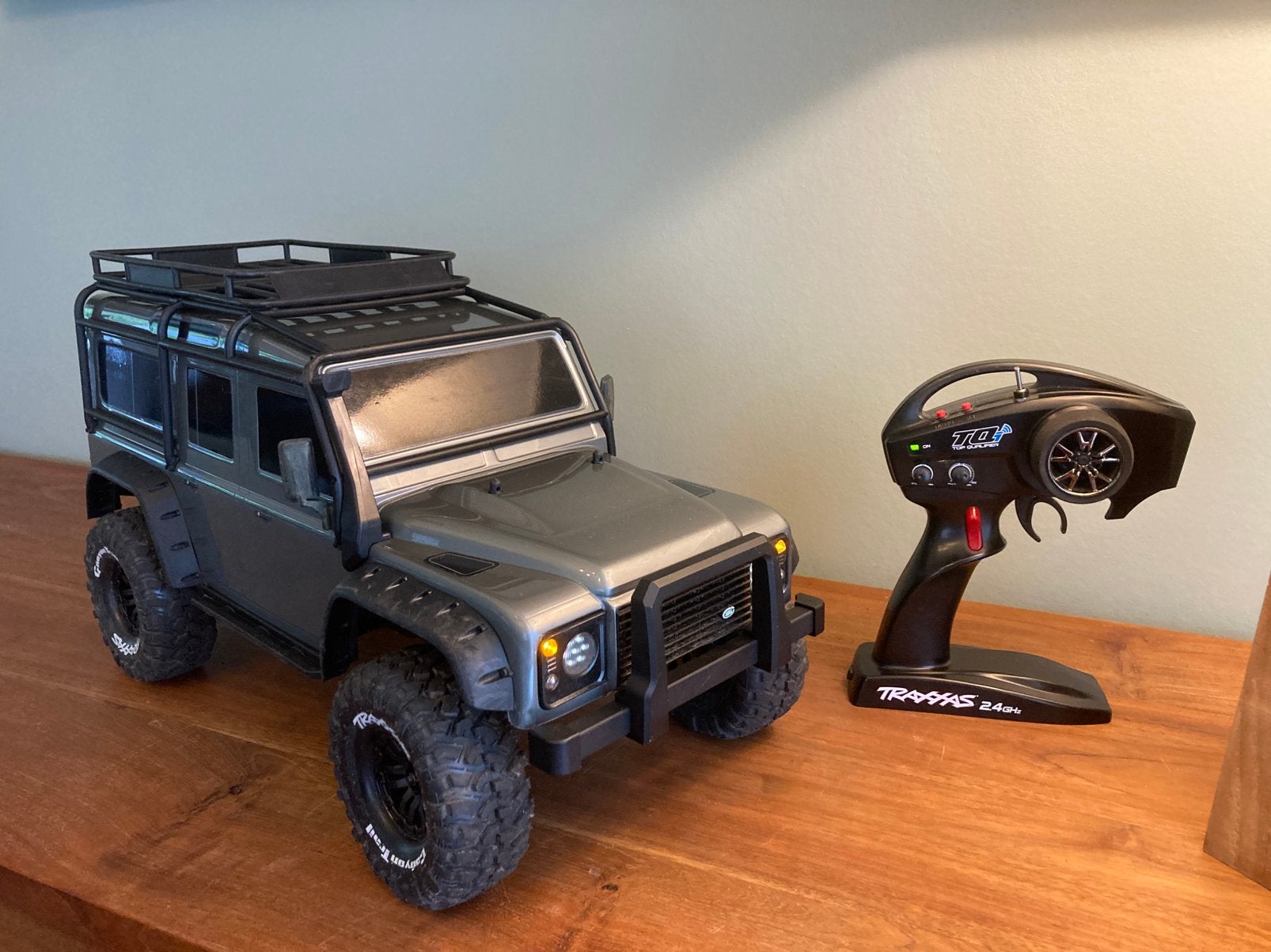 Rc Traxxas trx 4 defender crawler ( injora ), Hobby en Vrije tijd, Modelbouw | Radiografisch | Auto's, Gebruikt, Auto offroad