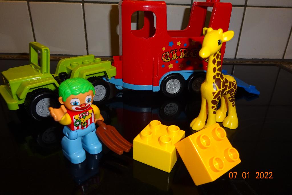 Duplo Ville Circustransport - 10550*VOLLEDIG*PRIMA STAAT*, Enfants & Bébés, Jouets | Duplo & Lego, Enlèvement ou Envoi, Duplo