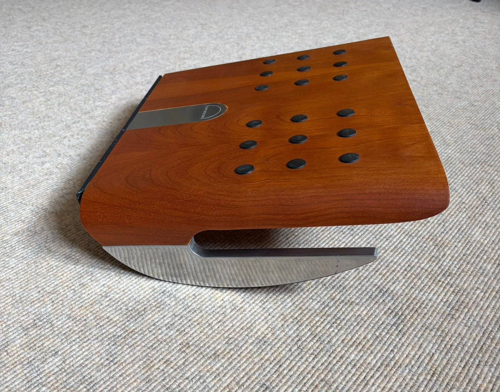 Humanscale ergonomische design voetensteun in kersenhout, Ophalen of Verzenden, Gebruikt