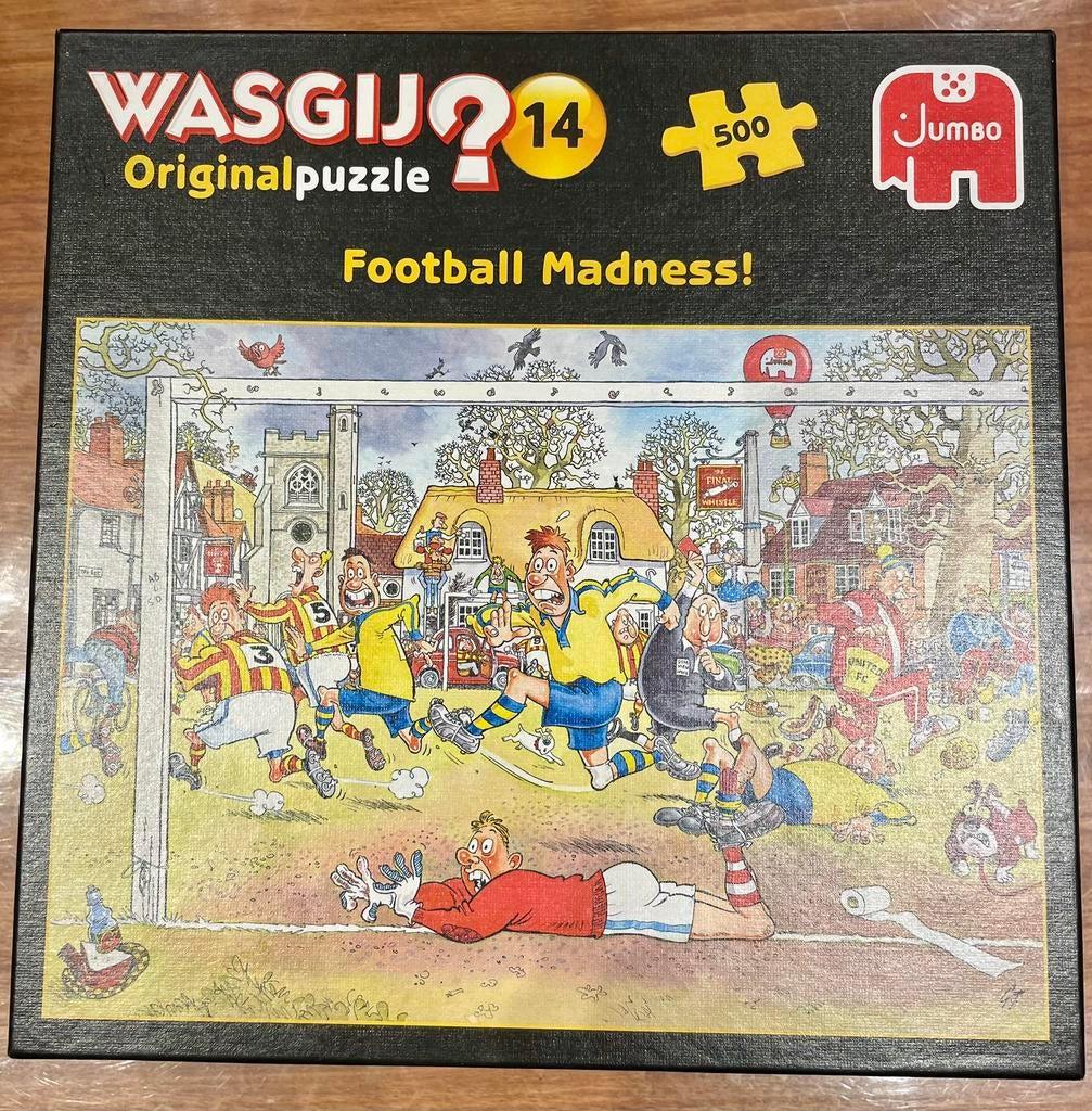 Wasgij Original puzzel 14 Football Madness 500 st, Ophalen of Verzenden