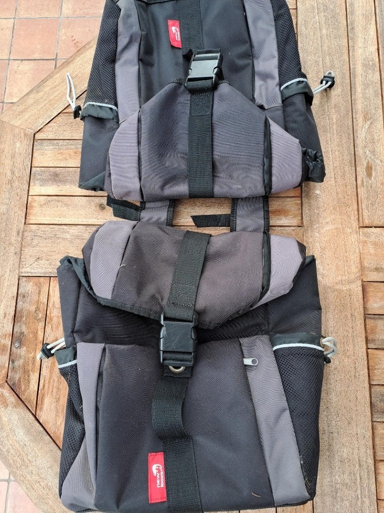 dubbele fietstas, Ophalen, Gebruikt, New looxs