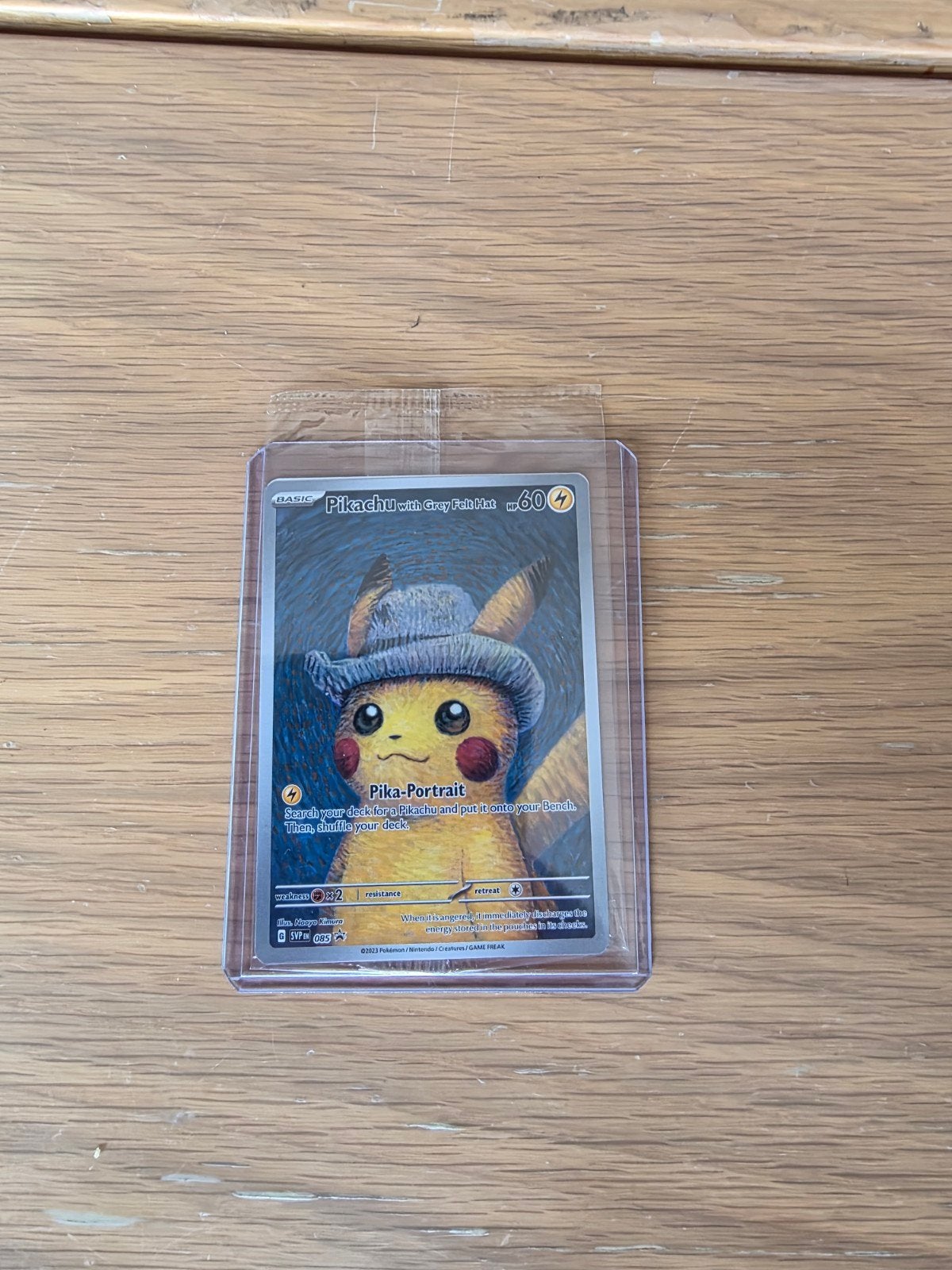 Pikachu with grey felt hat (sealed), Ophalen