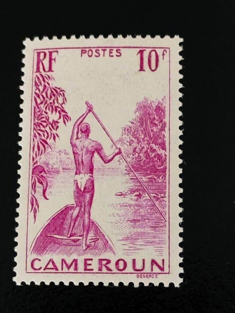 Kameroen 1939 - man met boot *, Postzegels en Munten, Postzegels | Afrika, Verzenden, Overige landen, Postfris