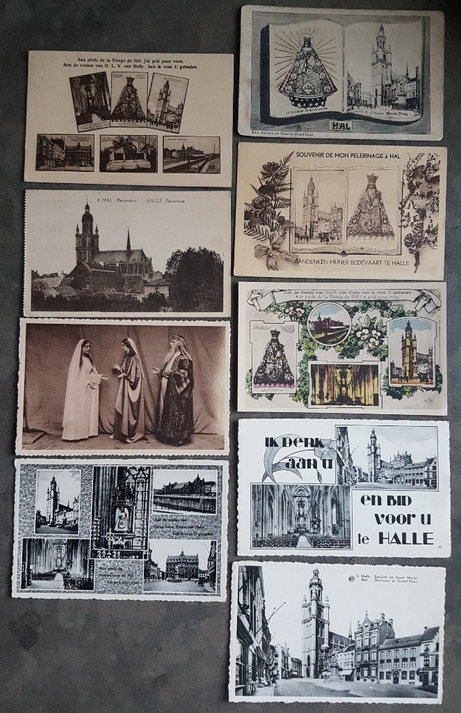Hal Halle (0,50 euro/ postkaart ), Enlèvement ou Envoi, Brabant Flamand