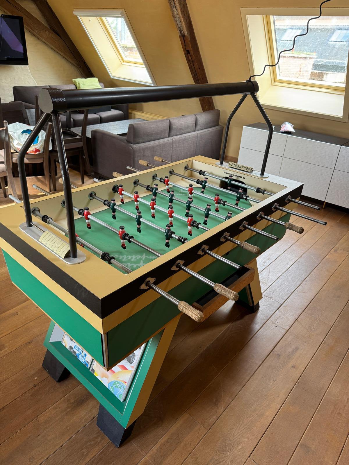 Kickertafel/voetbaltafel, Hobby en Vrije tijd, Gezelschapsspellen | Overige, Ophalen, Zo goed als nieuw