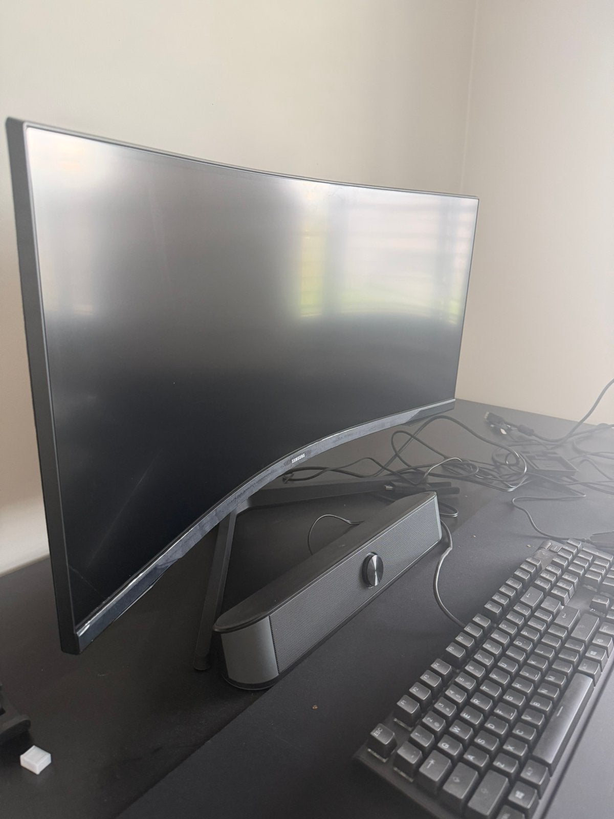 SAMSUNG Monitor LC34G55TWWPXEN 34" UWQHD 165 HZ Curved, Computers en Software, Ophalen, Zo goed als nieuw, Gaming