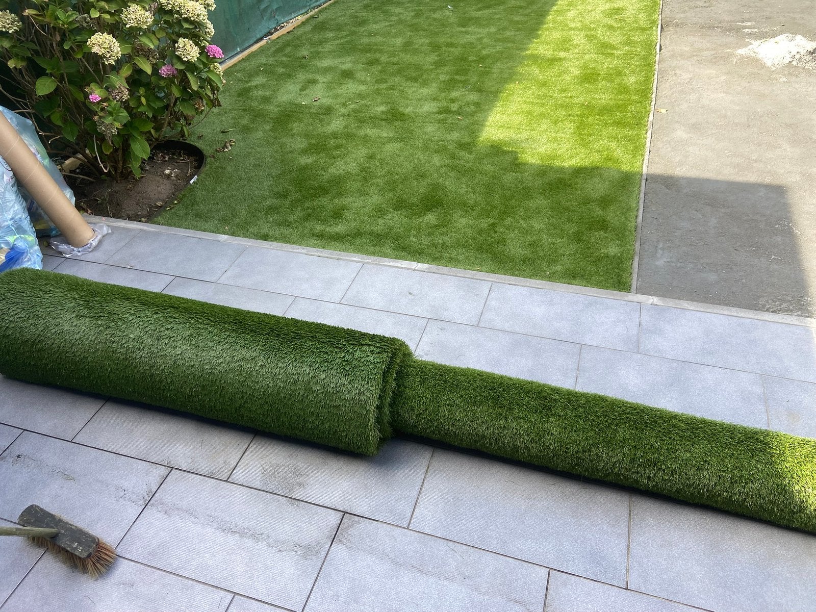Kunstgras DELUXE 45mm, Tuin en Terras, Gras en Kunstgras, Ophalen of Verzenden, Zo goed als nieuw, 10 tot 20 m², Kunstgras