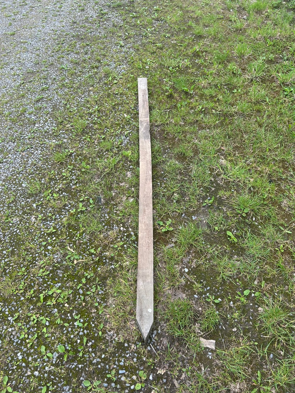 Azobe piket palen 7 x 7 x 180 18 beschikbaar, Ophalen, Zo goed als nieuw, Palen