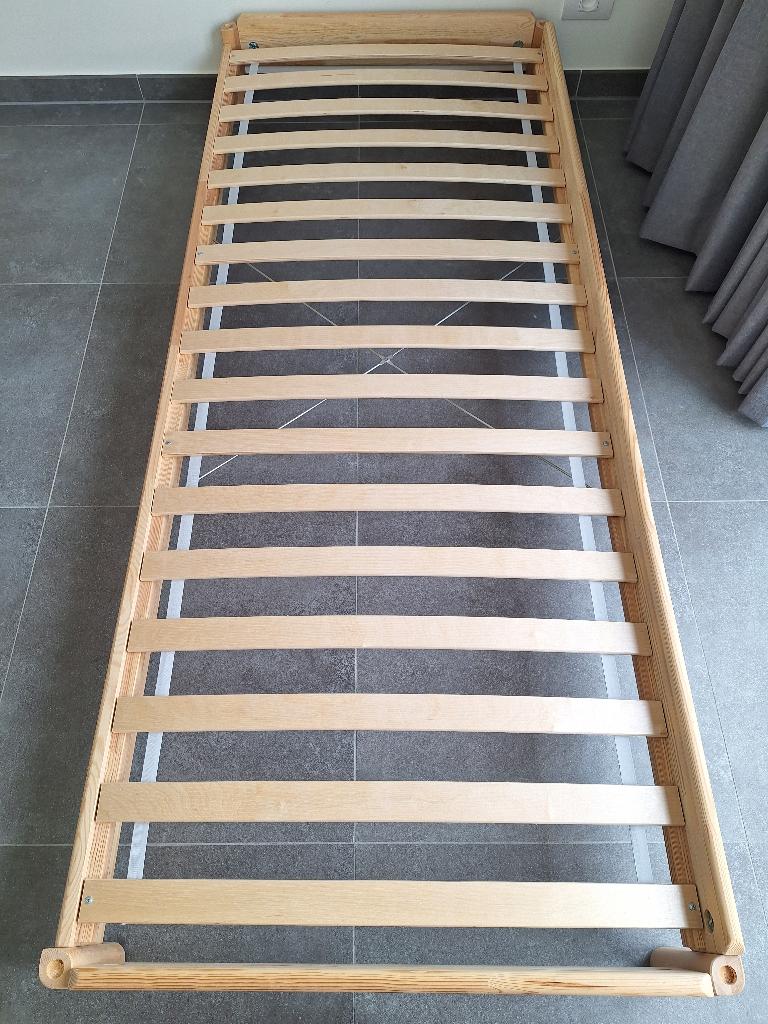 Bed stapelbaar UTÄKER ikea 2x (2x 2 beschikbaar), Ophalen, Zo goed als nieuw, 200 cm, 80 cm