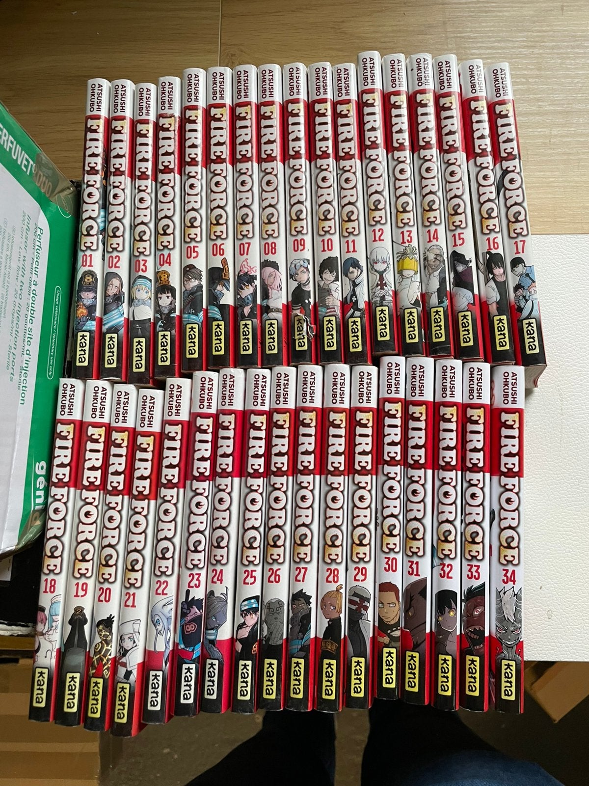 Fire force intégrale en 34 tomes 1 a 34 collection complete, Enlèvement ou Envoi