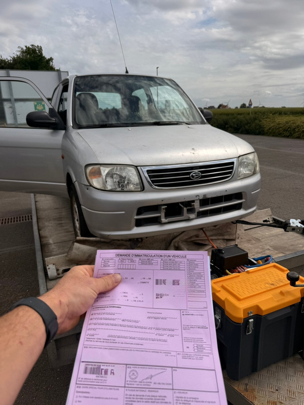 pret a immatriculer daihatsu cuore 2001 110.000km, Enlèvement, Daihatsu