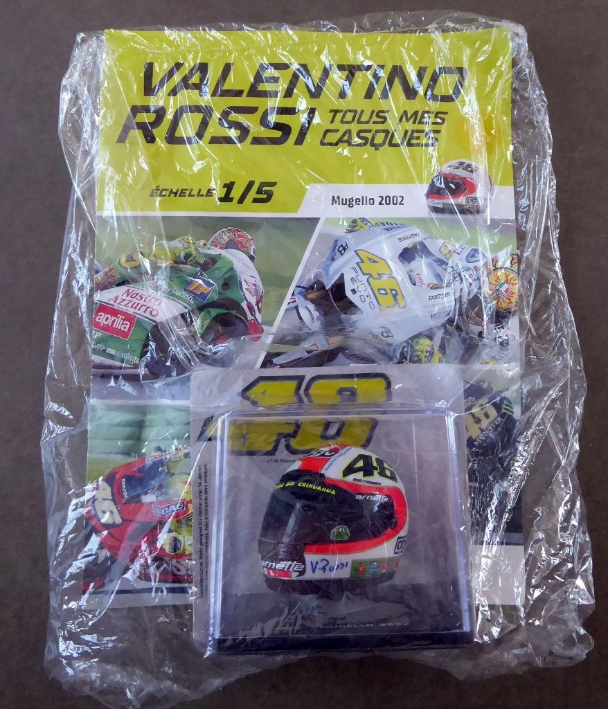 Mini casque Valentino Rossi 46:Mugello 2002-Ech.1/5 - Altaya, Enlèvement ou Envoi, Neuf, Autres types