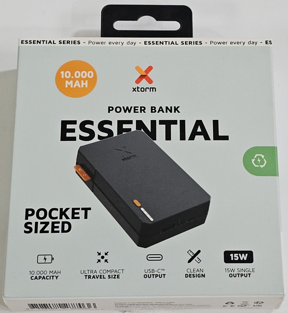 Xtorm Essential Powerbank - 10.000mAh - Grijs | Nieuw, Telecommunicatie, Niet ingevuld, Niet ingevuld, Niet ingevuld