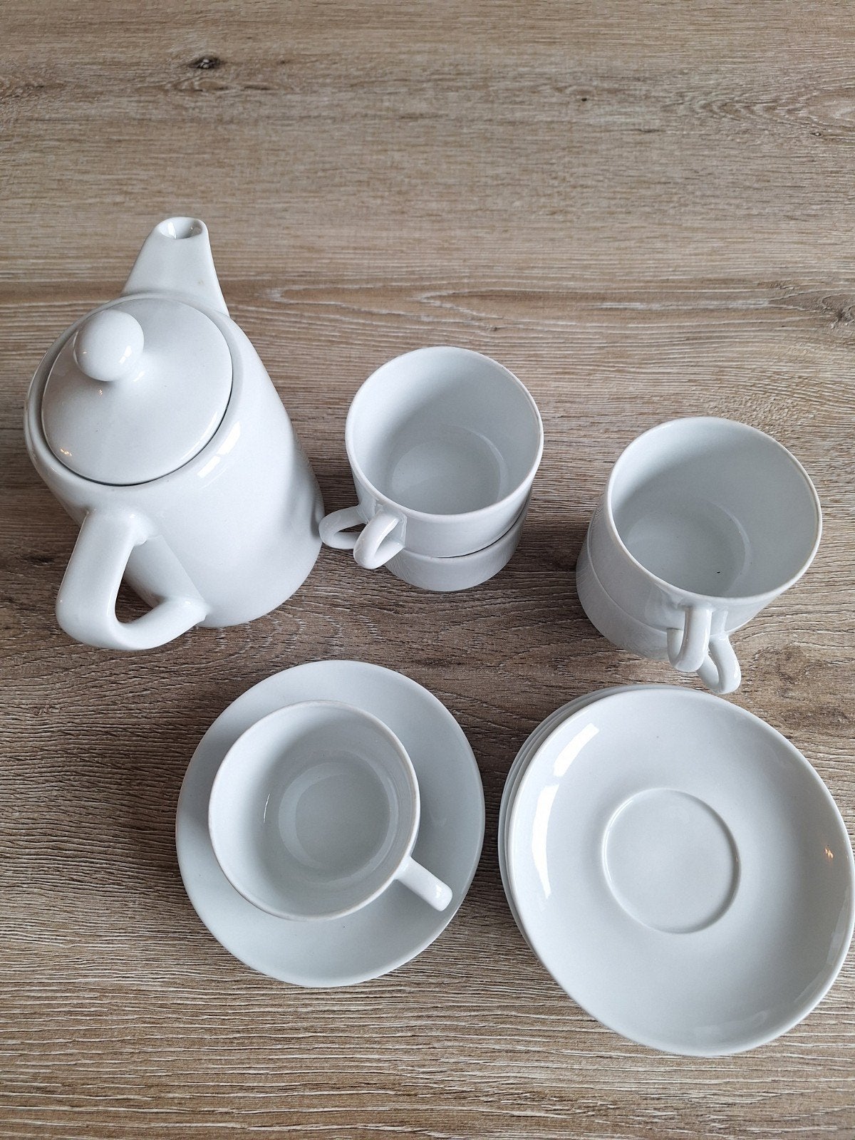 Service café,  5x tasses et sous-tasses, Enlèvement