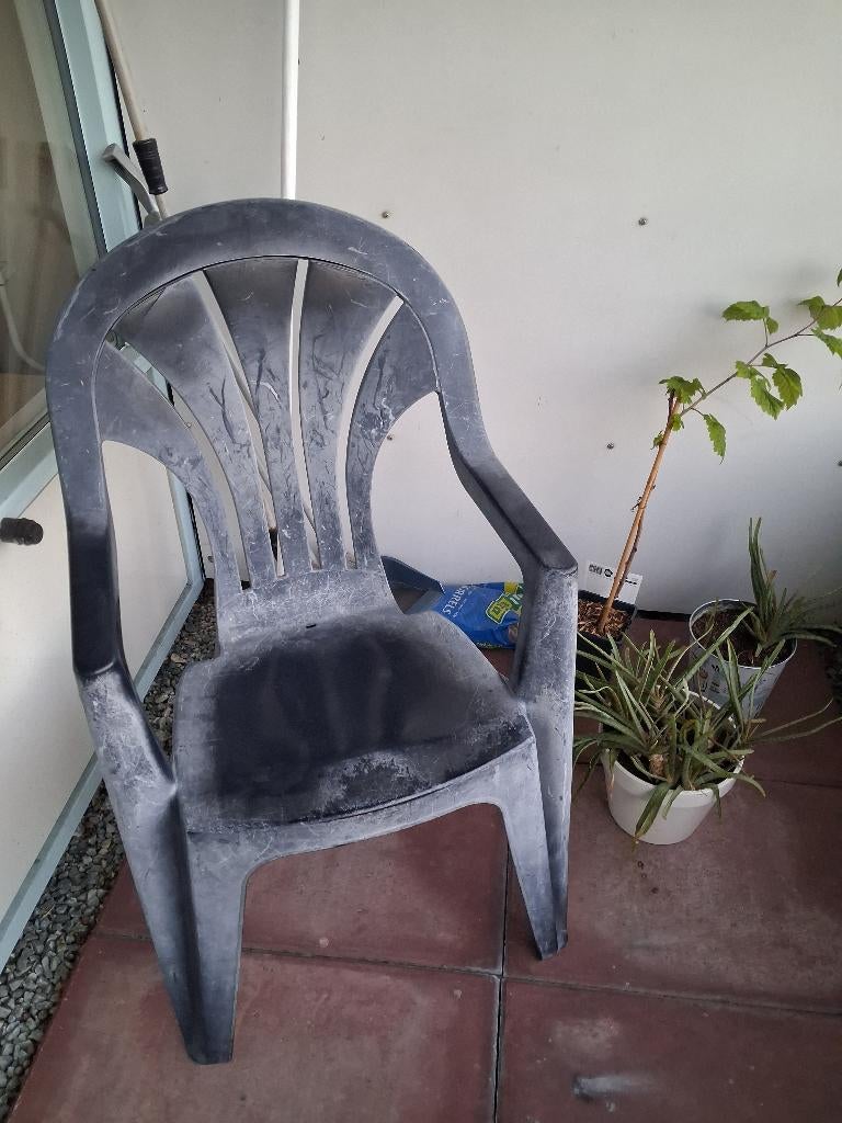 Tuinstoel, Tuin en Terras, Tuinstoelen, Ophalen, Gebruikt, Kunststof, Stapelbaar