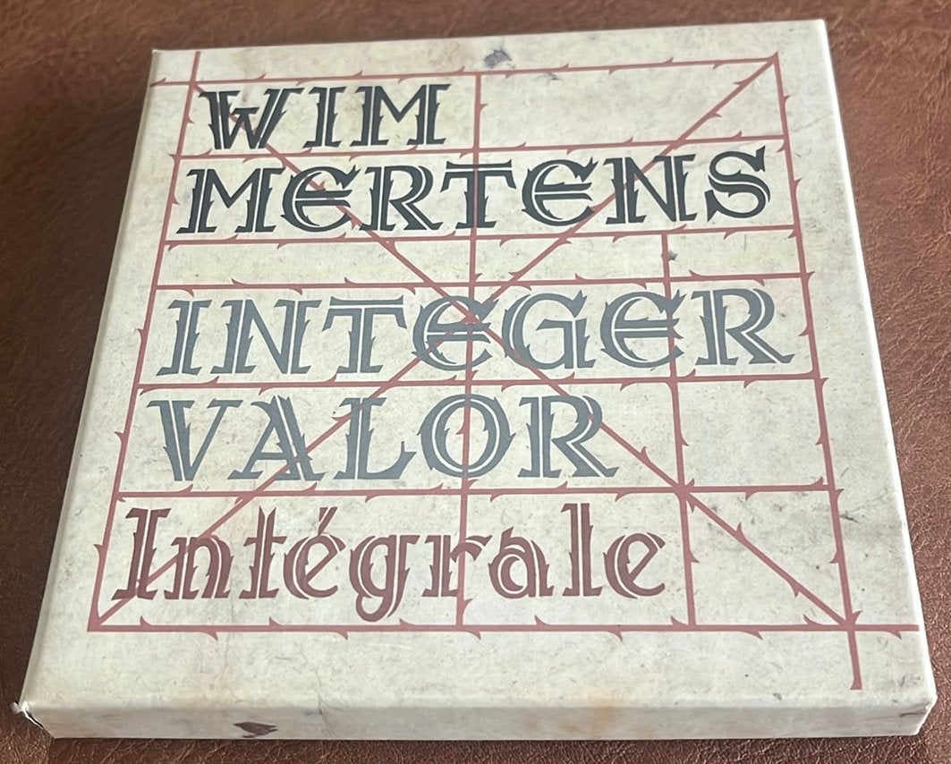 Wim Mertens ‎– Integer Valor - Intégrale - 3CD Box - BE, Cd's en Dvd's, Cd's | Klassiek, Ophalen of Verzenden, Gebruikt