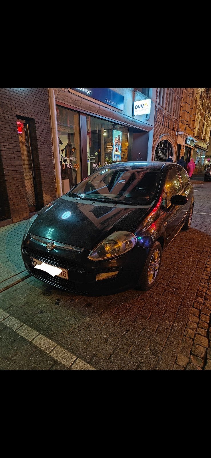 Fiat Punto, Auto's, Fiat, Euro 5, Stof, Zwart, Airbags