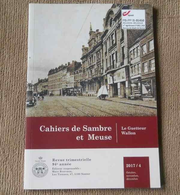 Cahiers de Sambre & Meuse 2017/4 - Namur cinéma train Zaman, Enlèvement ou Envoi, Utilisé
