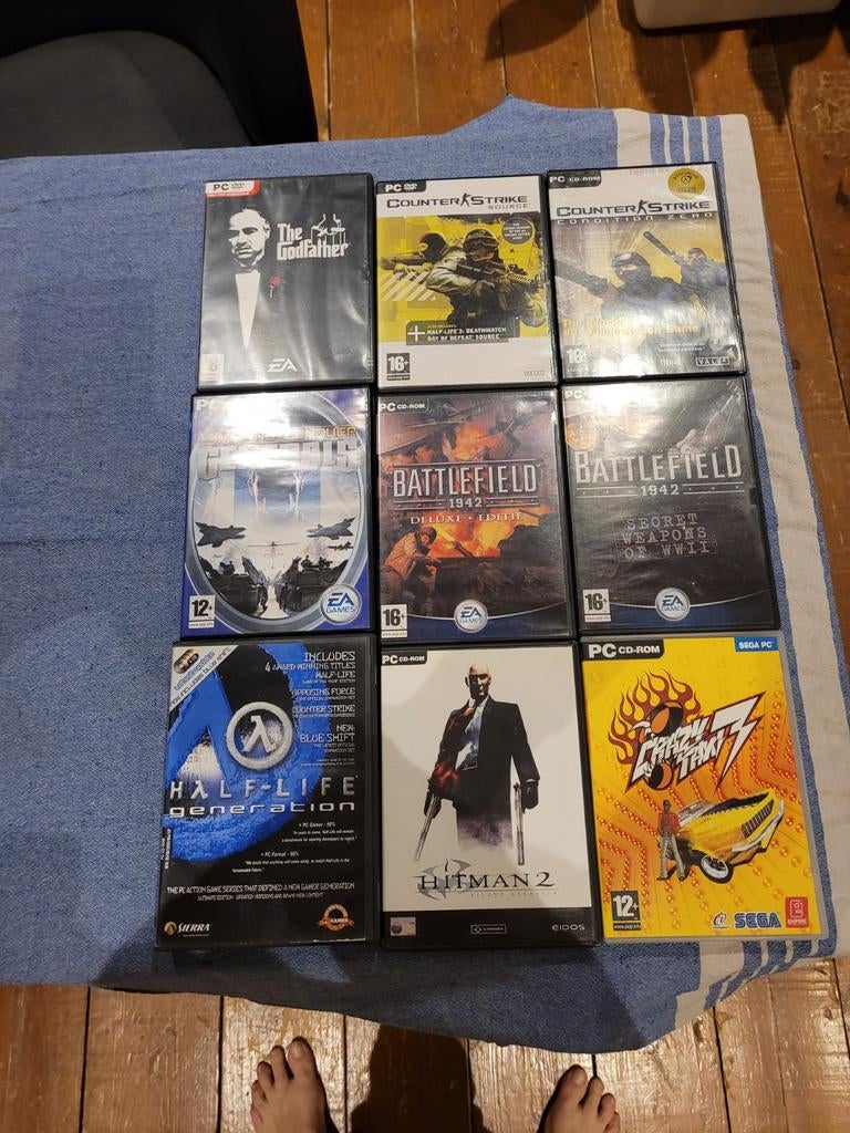 PC games 9st te koop voor 65€, Games en Spelcomputers, Spelcomputers | Sony PlayStation 2, Ophalen