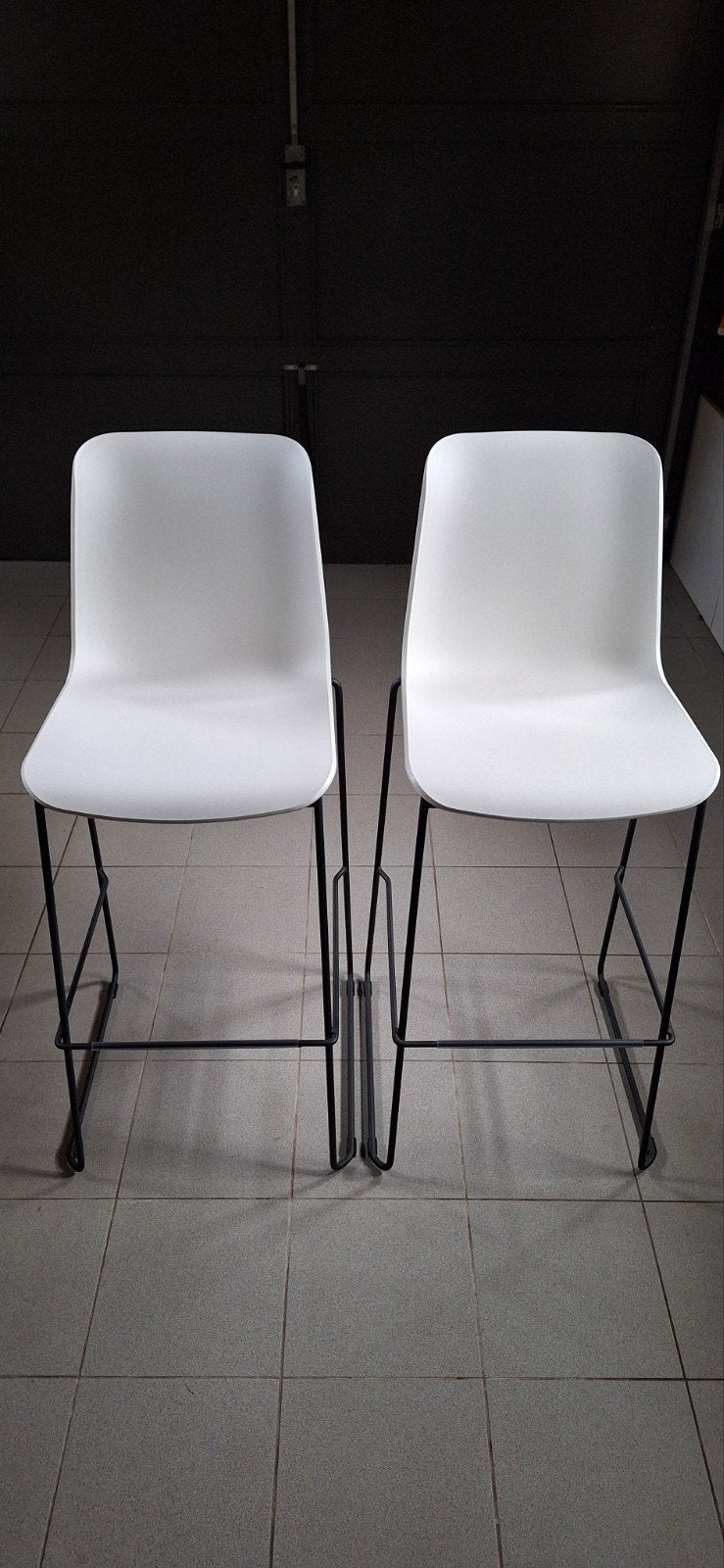 Hoge stoelen (type barkruk), Ophalen, Met voetsteun, Zo goed als nieuw, 90 cm of meer