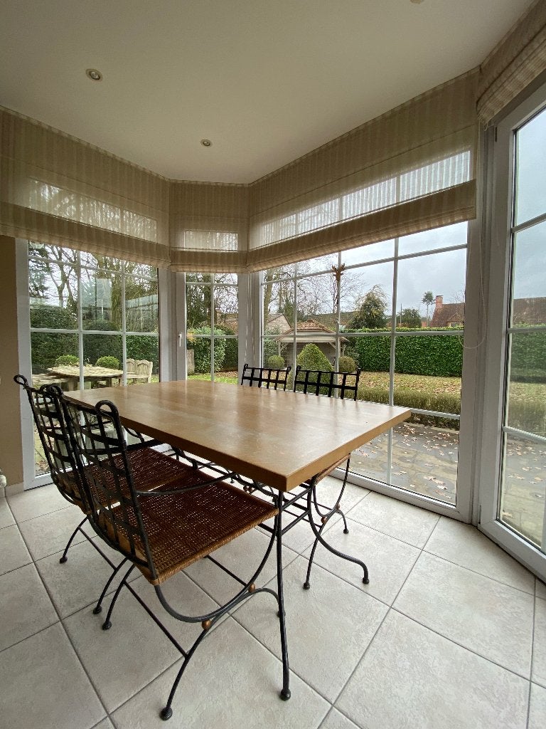 Table avec chaises assorties, 150 à 200 cm, Cinq personnes ou plus, Autres essences de bois, Landelijk