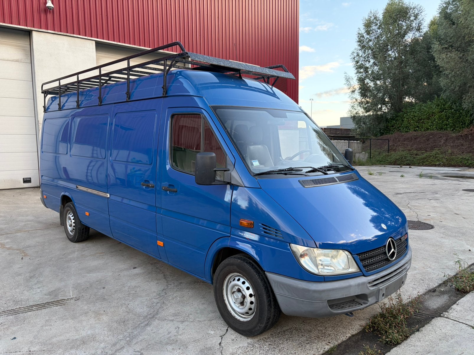 Mercedes Sprinter 313CDI maxi, Auto's, Achterwielaandrijving, 4 cilinders, Blauw, Electronic Stability Program (ESP)