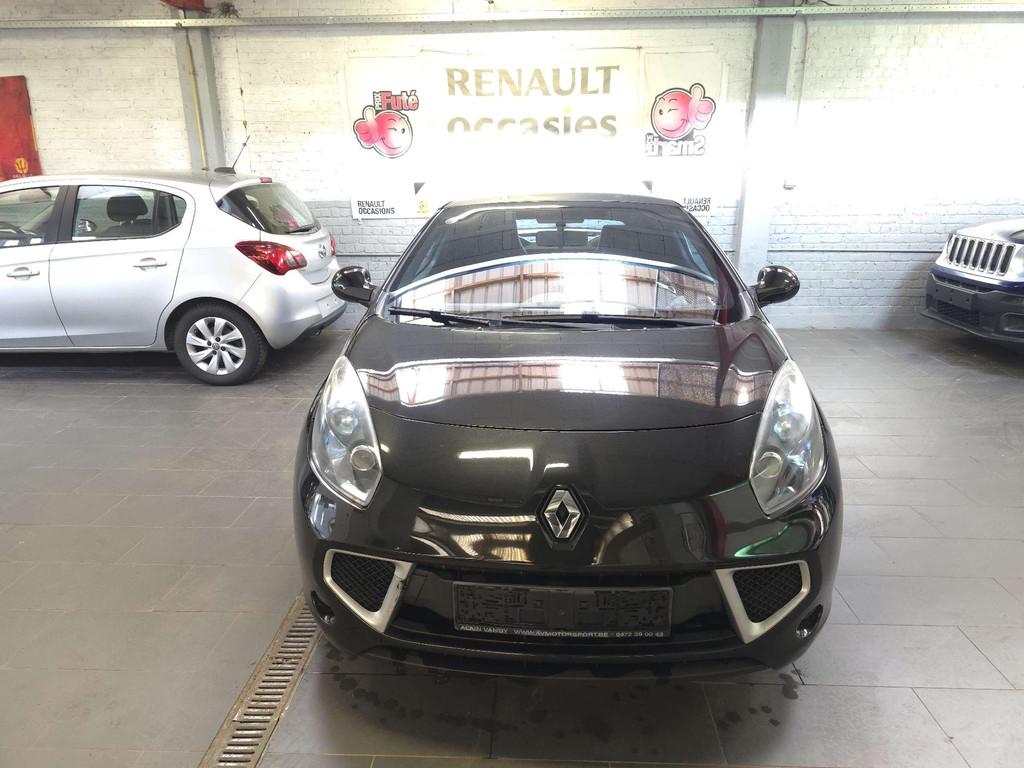 Renault Wind TCe 100 Night and Day (bj 2010), Auto's, Renault, Gebruikt, Zwart, 4 cilinders, Cabriolet