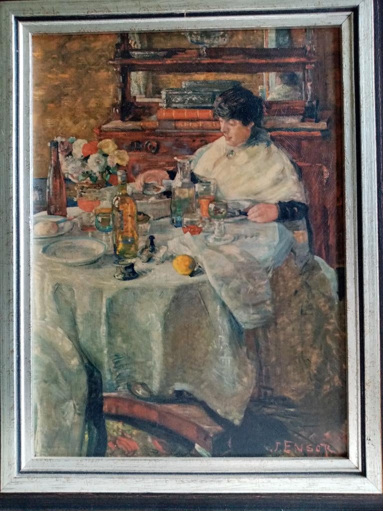 Schilderij James Ensor, Antiquités & Art, Enlèvement