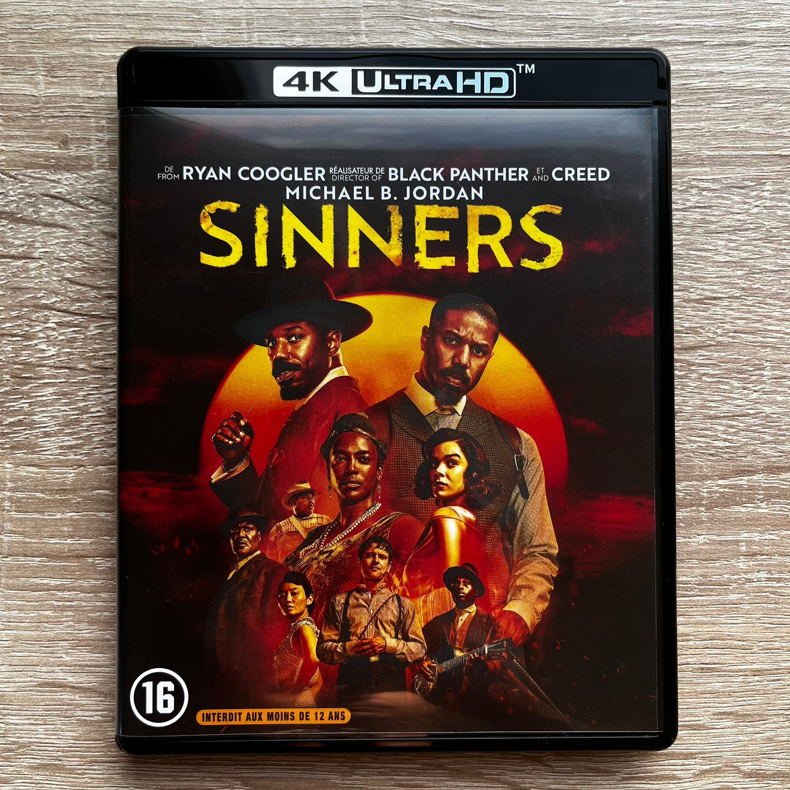 Lecteur Blu-ray 4K Ultra HD Sinners, CD & DVD, Blu-ray, Comme neuf, Horreur, Enlèvement ou Envoi