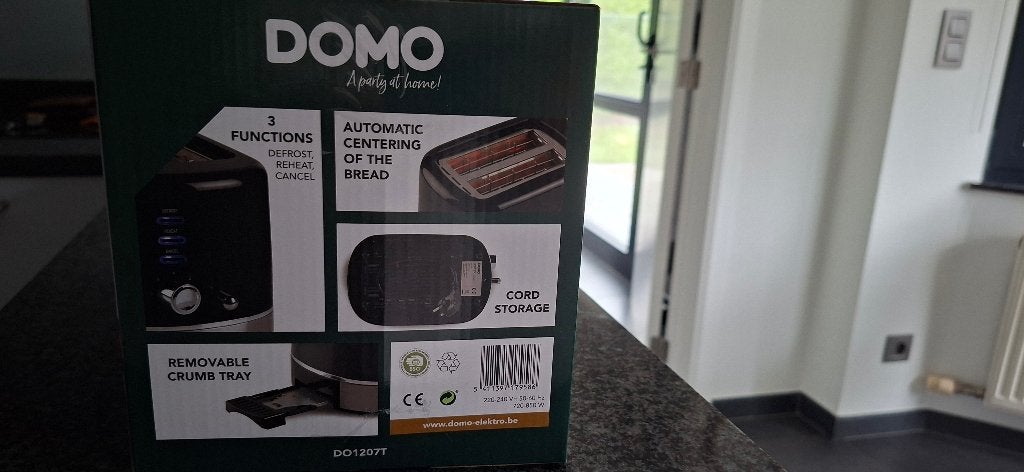 Domo broodrooster, Elektronische apparatuur, Ophalen, Nieuw, Uitneembare kruimellade