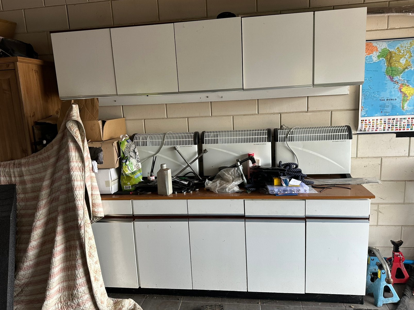 Keukenkasten, Huis en Inrichting, Keuken | Complete keukens, Gebruikt, Wit, Ophalen