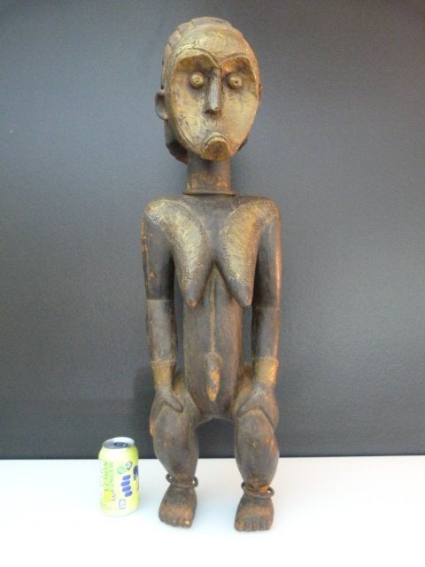 BYERI FANG Reliekschrijnhouder (Gabon) - zeldzaam stuk !, Antiquités & Art, Art | Art non-occidental, Afrique, Enlèvement ou Envoi