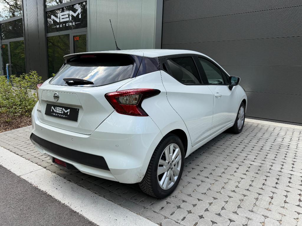 Nissan Micra 1.0 IG-T Tekna,, Auto's, Nissan, Voorwielaandrijving, Automatische klimaatregeling, Stof, 103 g/km