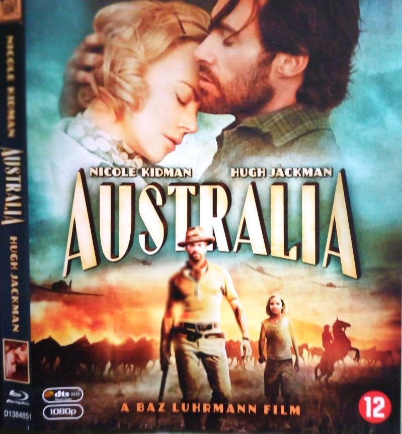 blu ray AUSTRALIA  HUGH JACKMAN NICOLE KIDMAN, CD & DVD, Enlèvement ou Envoi, Comme neuf