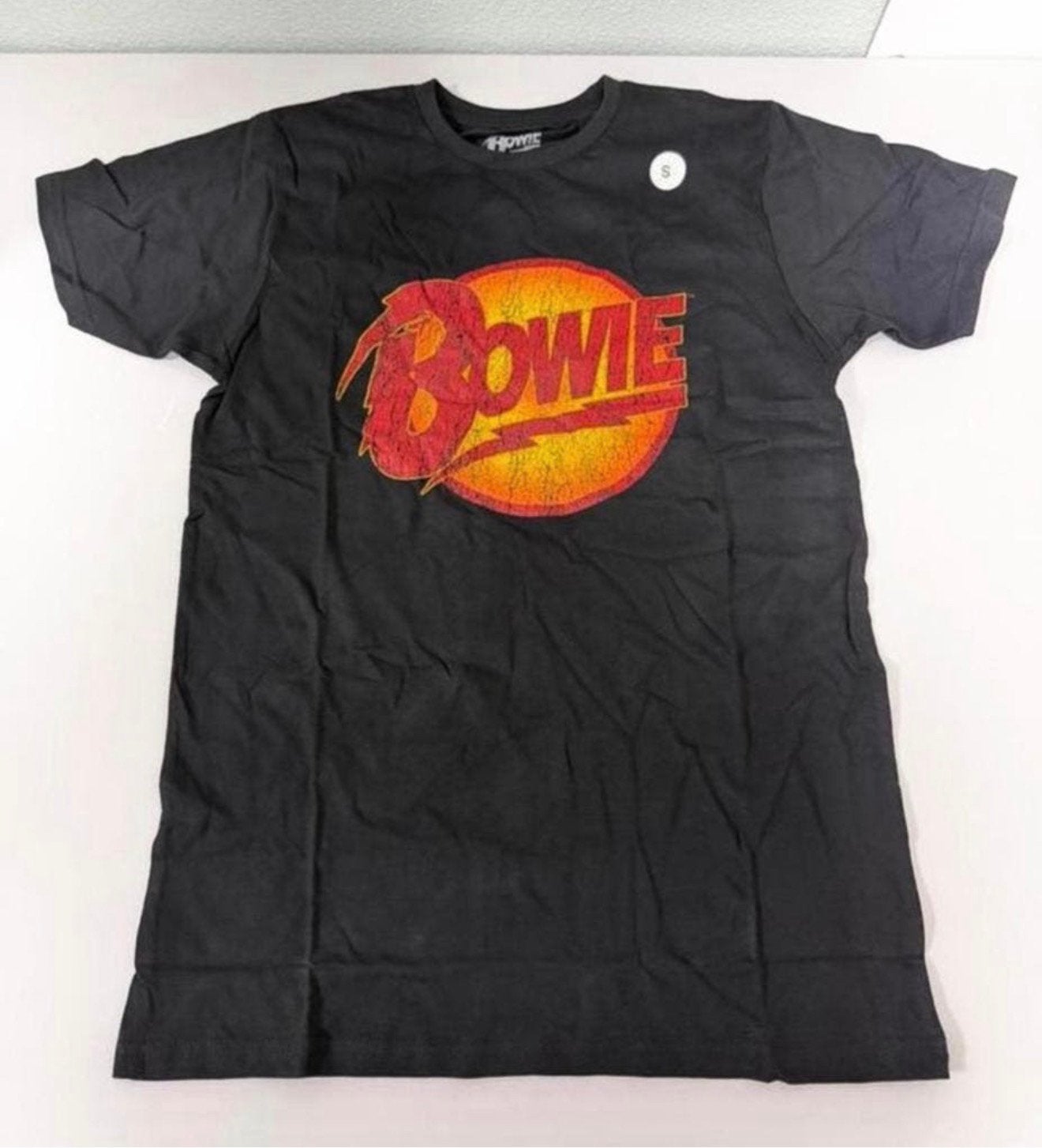 T-shirt logo Diamond Dogs de David Bowie, licence officielle, Enlèvement ou Envoi, Comme neuf, Taille 46 (S) ou plus petite, Noir