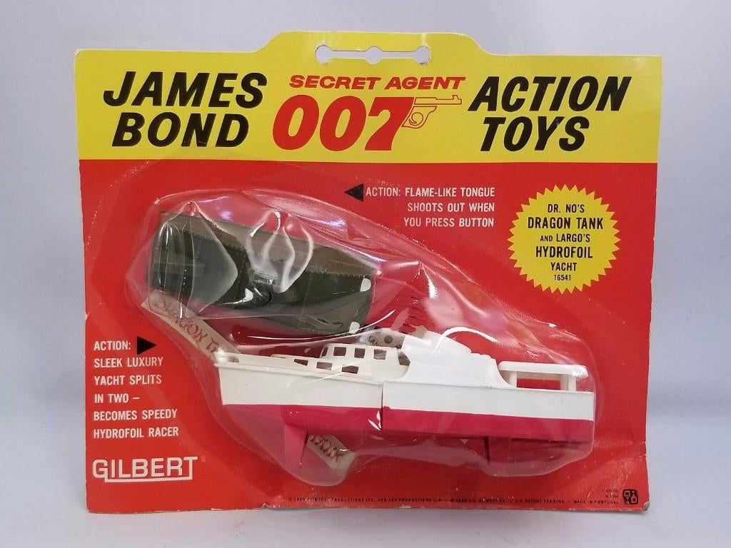 JAMES BOND 007 Dragon Tank + Boat GILBERT TOYS  NEUF Blister, Ophalen of Verzenden, Nieuw, Motor