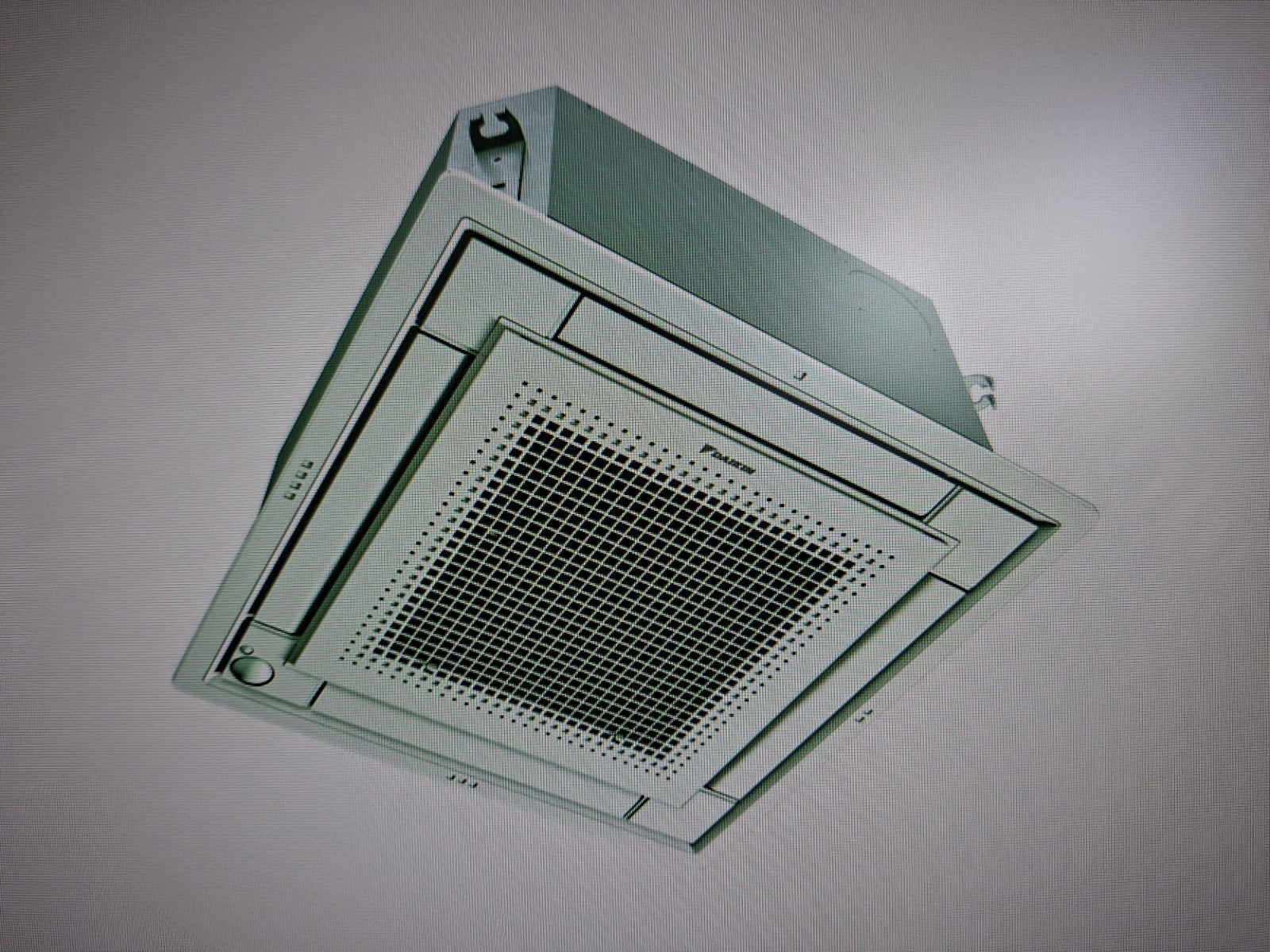 airco binnenunit, plafondcassette, Daikin, Decoratiepaneel,, Elektronische apparatuur, Airco's, Ophalen, Nieuw, Plafondventilator