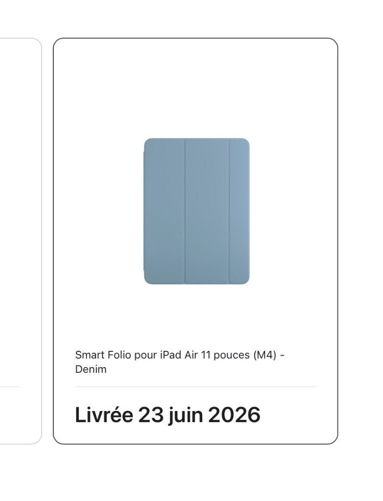 Apple Smart Folio pour IPad 11 pouces, Ophalen, 11 inch, Nieuw, Bescherming voor- en achterkant