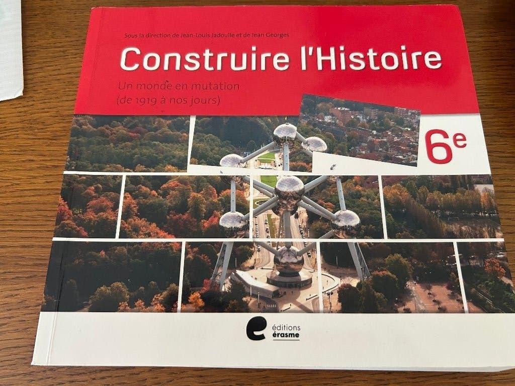 Construire l'histoire 6e - Editions Erasme, Enlèvement ou Envoi, Utilisé, Autres niveaux, Jean-Louis Jadouille