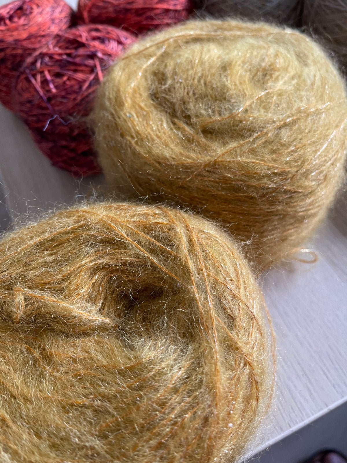 Mohair lurex la droguerie moutarde, Enlèvement ou Envoi, Comme neuf