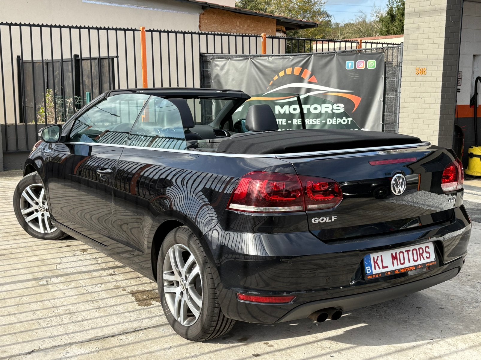 VW GOLF VI CABRIOLET 1.4 TSI ESSENCE 110 000KM CARPASS 2012, Autos, Euro 5, Achat, Entreprise, Cabriolet