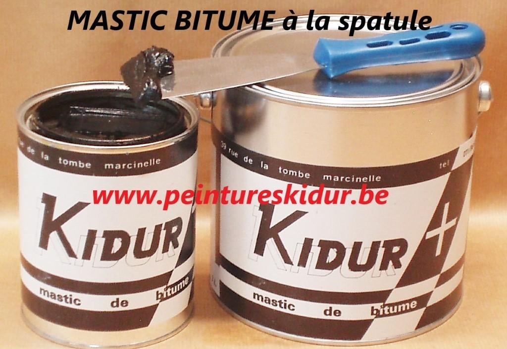MASTIC BITUME à la spatule pour toitures, 1Lt ou 3 Lt, Enlèvement, Neuf