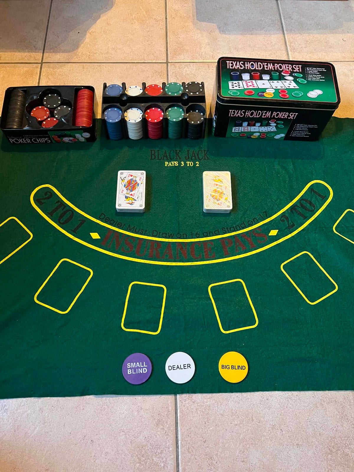 Poker set, Ophalen of Verzenden, Zo goed als nieuw