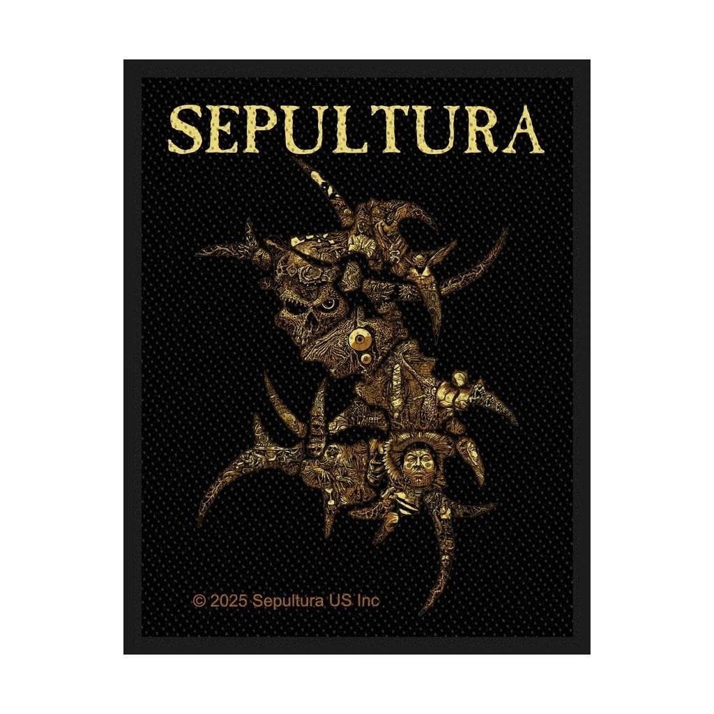 Sepultura Discography - Patch officiële merchandise, Ophalen of Verzenden, Nieuw