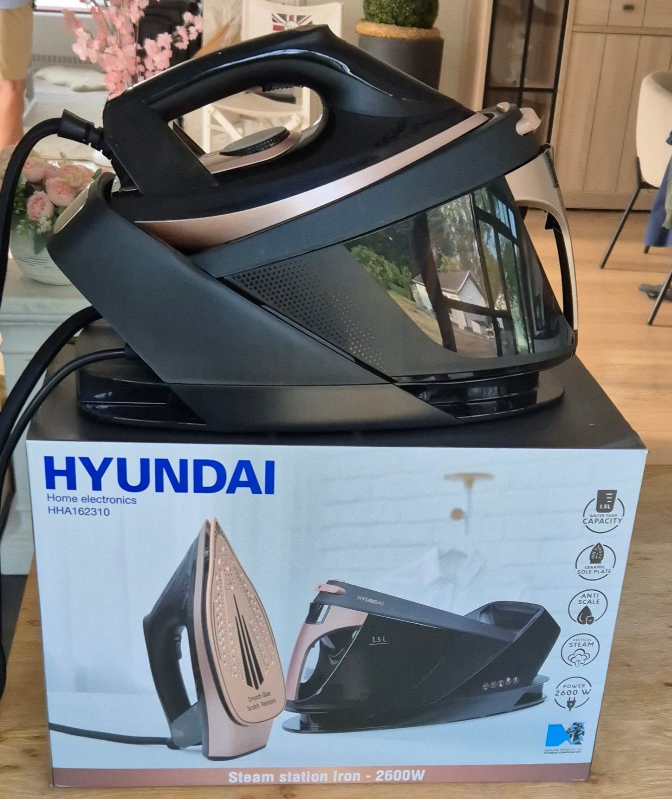 huyndai stoomstrijkijzer, Ophalen