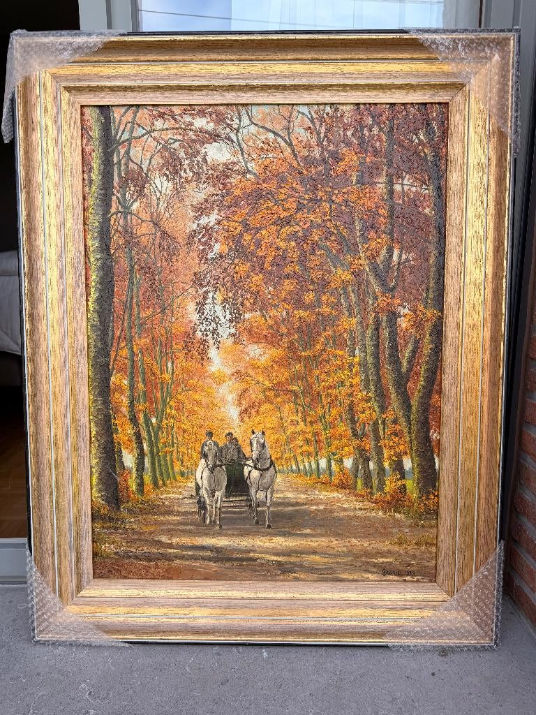 Schilderij Jean Gabriel, Antiek en Kunst, Ophalen