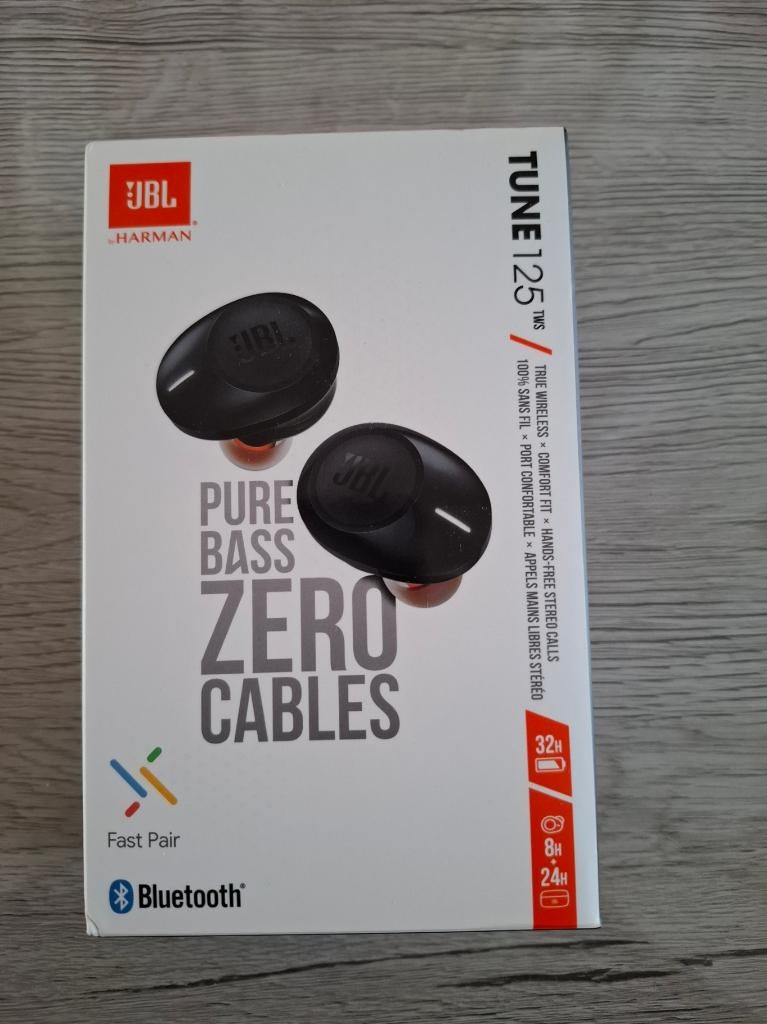 JBL Tune 125 TWS, Ophalen, Zo goed als nieuw, In gehoorgang (in-ear), Bluetooth