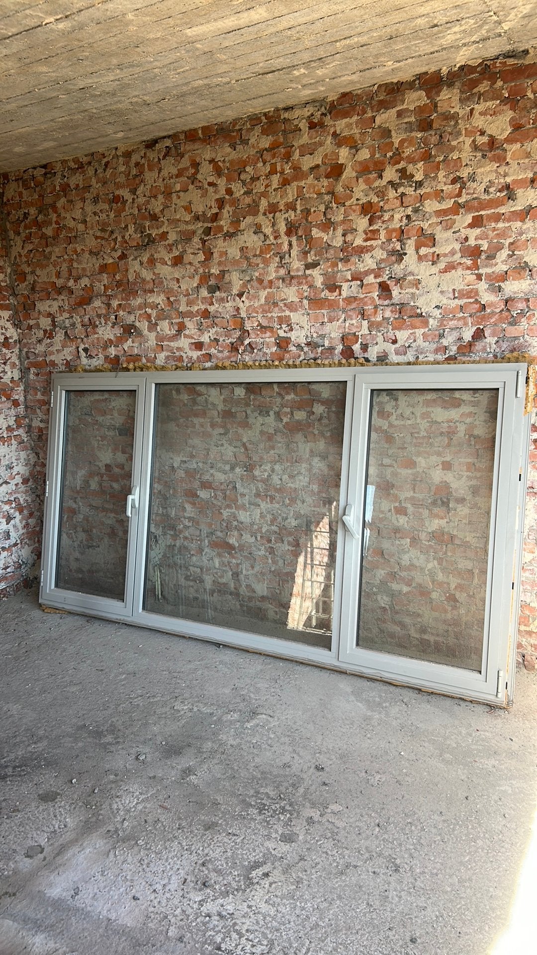 Aluminium raam, Ophalen, Gebruikt, Aluminium, Inclusief glas